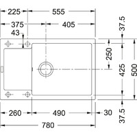 FRANKE MRG 611-78 XL CRNA 114.0479.032