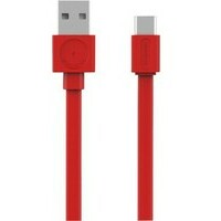 ALLOCACOC Flat USB kabl USB-C 1.5m crveni 10453RD/USBCBC