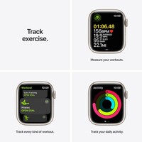 APPLE Watch S7 GPS 45mm Starlight MKN63NF/A