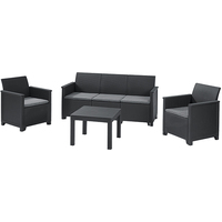 KETER Bastenski set Elodie 3 seater grafit 