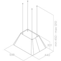 ELICA IKONA LIGHT BL MAT F 60