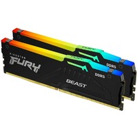 KINGSTON DIMM DDR5 32GB (2x16GB kit) 6000MT/s KF560C40BBAK2-32 Fury Beast RGB