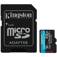 KINGSTON Mem.kartica+adapter Canvas Go! Plus microSD 512GB, sdcg3/512gb