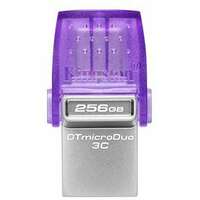 KINGSTON Fleš pen 256GB, DT microDuo3CG3, DTDUO3CG3 / 256GB