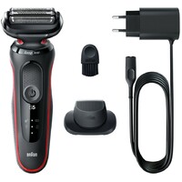 BRAUN SHAVER 51-R1200s RED EURO