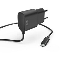 HAMA Kucni punjac, USB tip-C, 12W, 5V/2.4A, 1m, crni