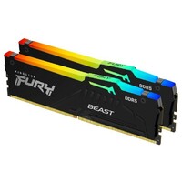 KINGSTON DIMM DDR5 64GB (2x32GB kit) 5600MT / s KF556C36BBEAK2-64 Fury Beast RGB EXPO