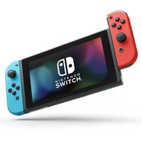 NINTENDO Switch Console (OLED Model) Neon Red and Blue