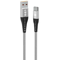 S-LINK USB - Tip C, 1 M, 3A, SL-STM60L srebrni