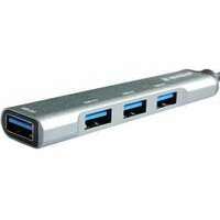 GEMBIRD UHB-U3P4-05 HUB Type-C+A to 4USB3.0 Aluminum
