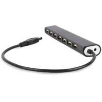 GEMBIRD UHB-U2P7-04 USB 2.0 7-port hub black